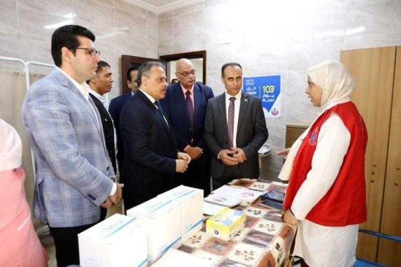 محافظ الشرقية يطلق شارة بدء فعاليات المبادرة الرئاسية 100 يوم صحة