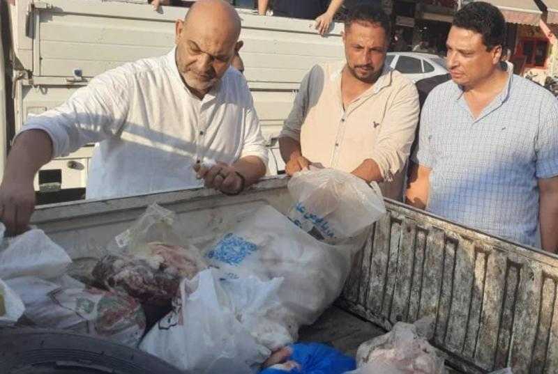 ضبط 3 أطنان لحوم ودواجن وأسماك غير صالحة للاستهلاك الآدمي بالمنوفية