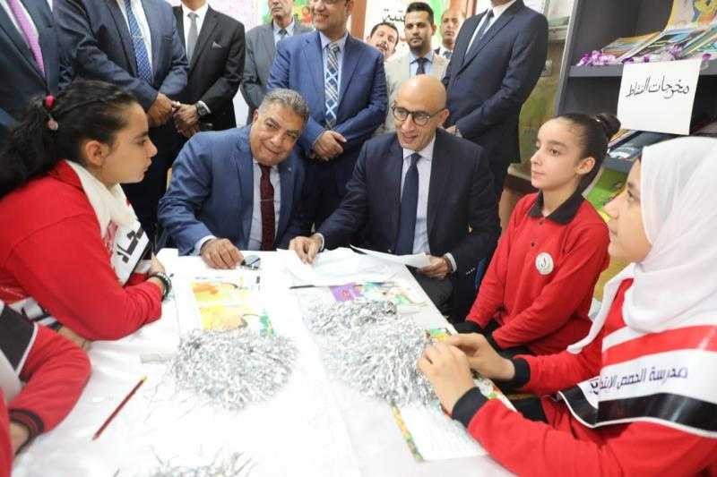 وزير التعليم ومحافظ الدقهلية يتفقدان مدرسة الحصص الابتدائية المشتركة بشربين