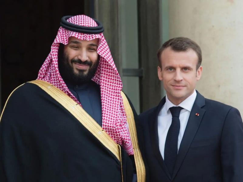 بن سلمان وماكرون يبحثان تطورات الأوضاع وسبل خفض التصعيد بالشرق الأوسط