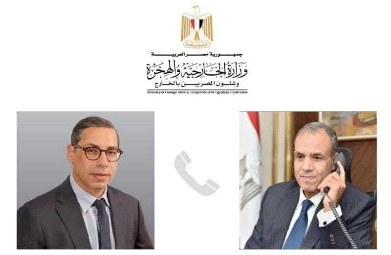 وزير الخارجية لنظيره القبرصى: مصر ترفض سياسة الاغتيالات الإسرائيلية