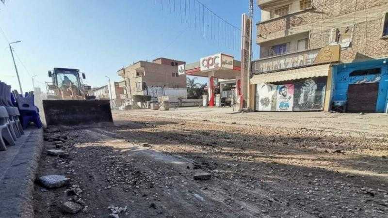 كفر الشيخ.. الانتهاء من أعمال تمهيد وتسوية طريق «بيلا - المنصورة»