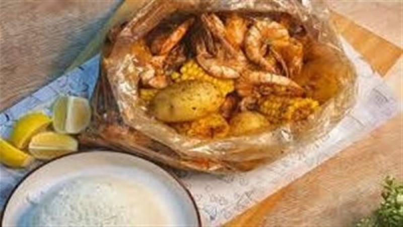 طريقة عمل الجمبري بصوص الكجين