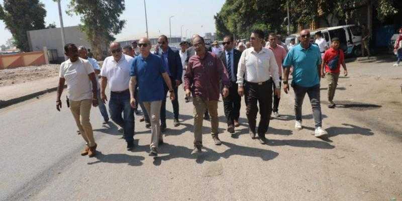 محافظ القاهرة يتفقد أعمال تطوير ميدان السيدة عائشة ومحيط القلعة