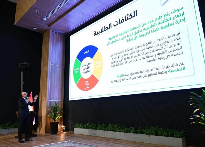 وزير التربية والتعليم يعرض خطة الوزارة لإعادة هيكلة المرحلة الثانوية.. تفاصيل