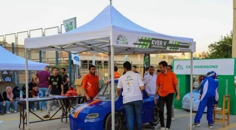 طلاب هندسة شبرا يحصلون على المركز الثالث في رالي سيارات العلمين الجديدة