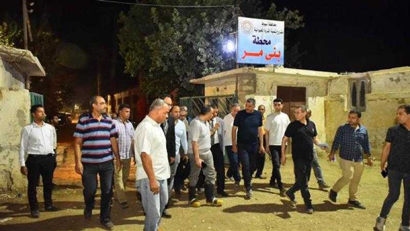 محافظ أسيوط يتفقد أعمال تطوير محطة بني مر للثروة الحيوانية