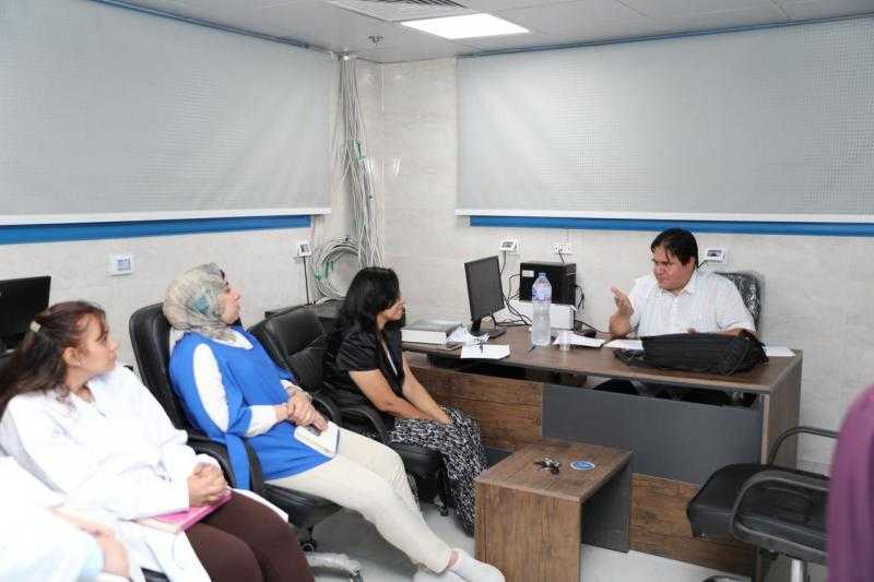 لجنة من القابضة لمياه الشرب لتقييم معايير الجودة في المعمل المركزي بأسيوط