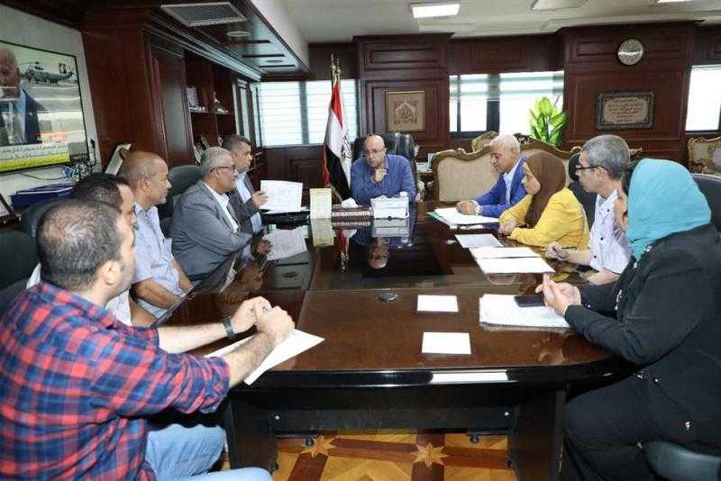 محافظ بني سويف يناقش إجراءات بدء تنفيذ مشروع الصرف الصحي بقرية منهرو