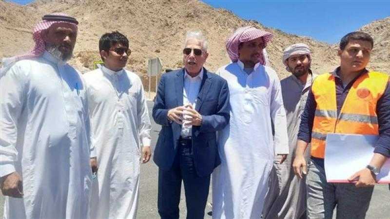 بتكلفة 5.7 مليار جنيه.. محافظ جنوب سيناء يتفقد أعمال تطوير مطار سانت كاترين