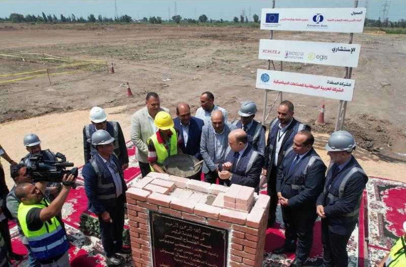 محافظ كفر الشيخ يضع حجر الأساس لمصنع تدوير المخلفات الصلبة بدسوق