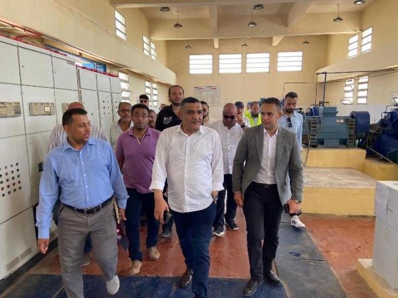 وفد ”التنمية وتطوير المدن” يتابع المشروعات القومية للمرافق بدمياط الجديدة