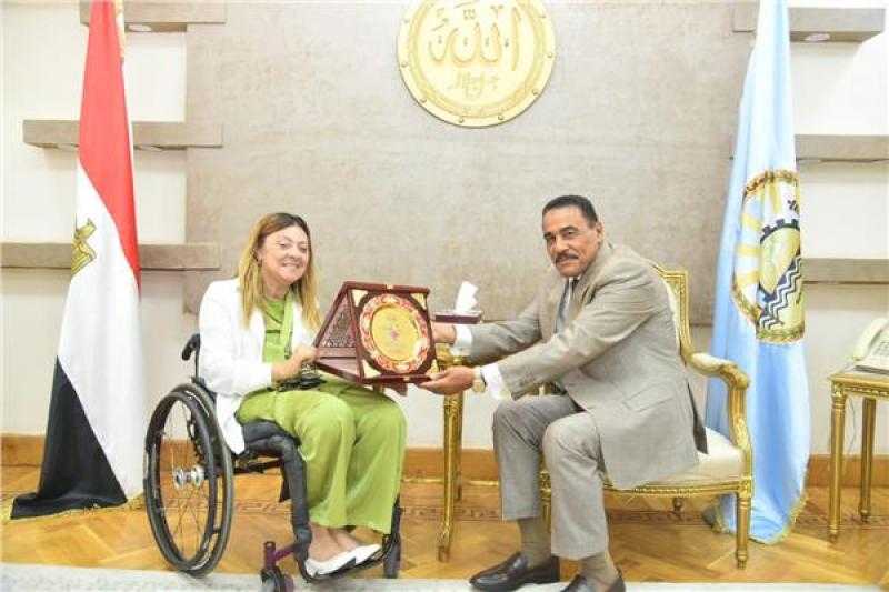 محافظ مطروح يستقبل رئيس المجلس القومي لذوي الإعاقة