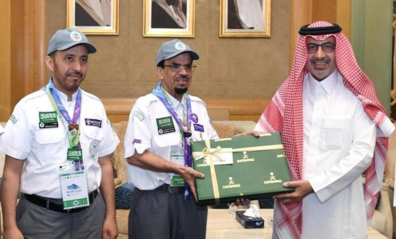 سفير المملكة لدى مصر يستقبل وفد جمعية الكشافة السعودية