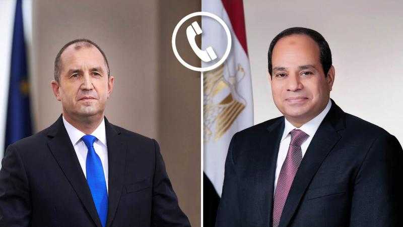 الرئيس السيسي يستعرض مع نظيره البلغاري جهود مصر للتوصل إلى وقف إطلاق النار بغزة