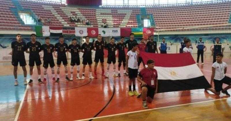 منتخب ناشئي الطائرة يواجه رواندا في البطولة الأفريقية