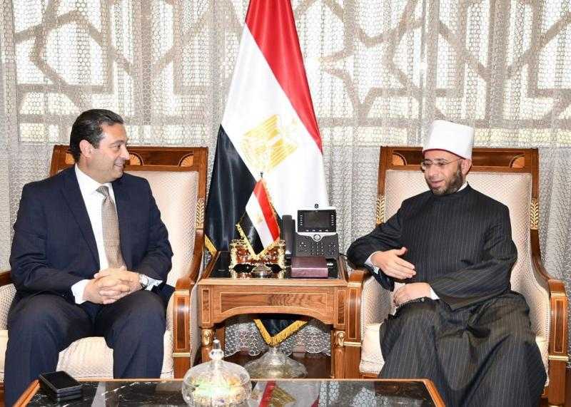 وزير الأوقاف يستقبل محافظ دمياط ويبحثان التعاون المشترك في الدعوة وعمارة المساجد بالمحافظة