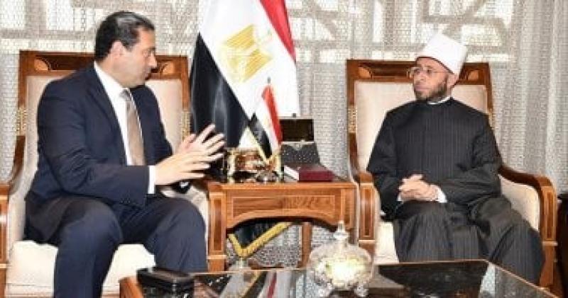 وزير الأوقاف يستقبل محافظ دمياط ويبحثان التعاون في الدعوة وعمارة المساجد