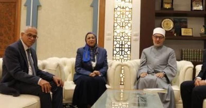 المفتى يستقبل مساعد الأمين العام لبيت الزكاة والصدقات للإمداد الطبي