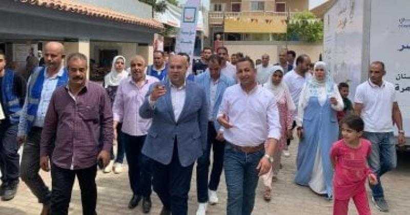إطلاق قافلة تنموية شاملة بقرية بنى سلامة فى الجيزة ضمن مبادرة حياة كريمة