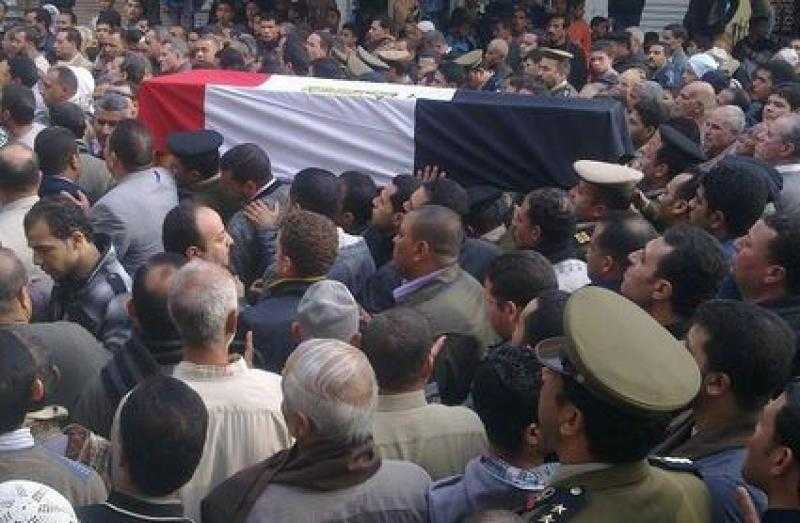 تشييع جنازة أب وطفله لقيا مصرعهما غرقا بمرسى مطروح