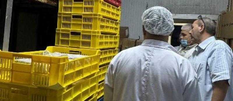 الشرقية: ضبط 190 كيلو دجاج مجمد منتهي الصلاحية خلال حملات تفتيشية في بلبيس
