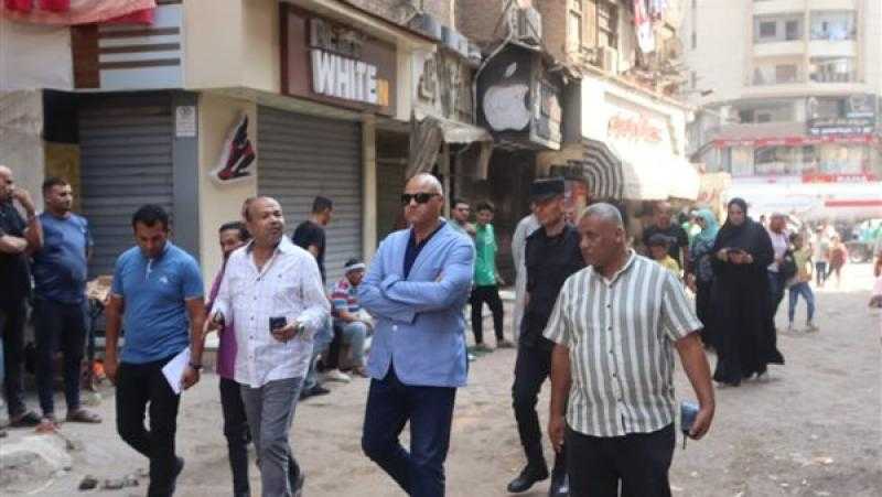 محافظ القليوبية يتابع أعمال إزالة الإشغالات والتعديات بشبرا الخيمة
