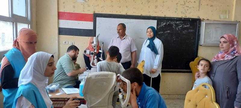 تقديم خدمات مجانية لـ1109 أشخاص في قافلة طبية بدمياط