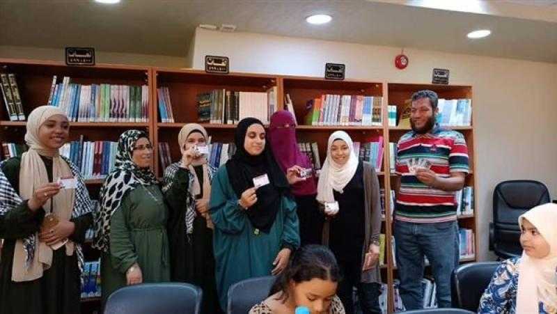 اختتام الورشة الثقافية ضمن المشروع الوطني للقراءة بمكتبة مطروح العامة