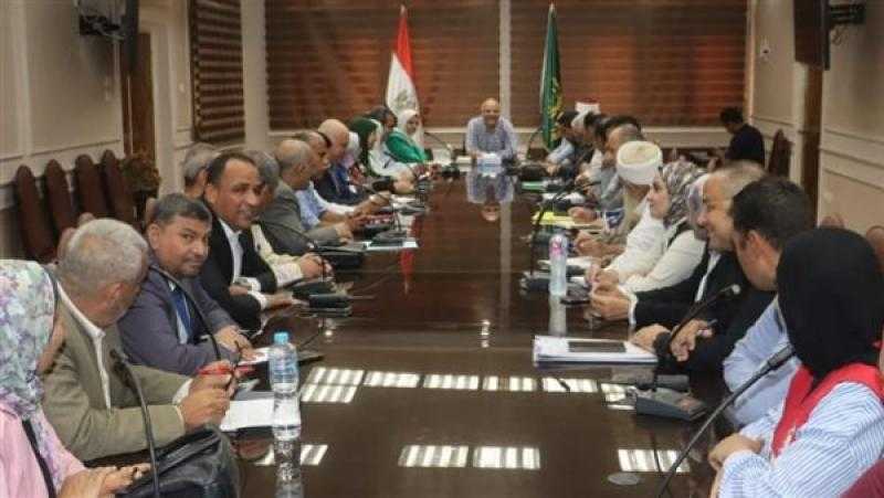 محافظ القليوبية يعقد اجتماعا تنسيقيا لمناقشة آليات تدشين مبادرة بداية جديدة لبناء الإنسان