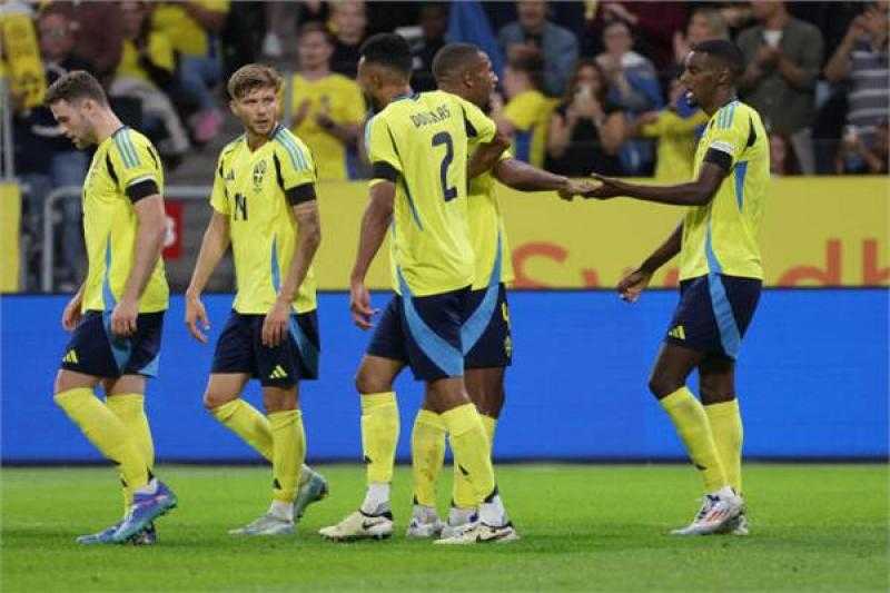 السويد تفوز على إستونيا بثلاثية في دوري أمم أوروبا لكرة القدم