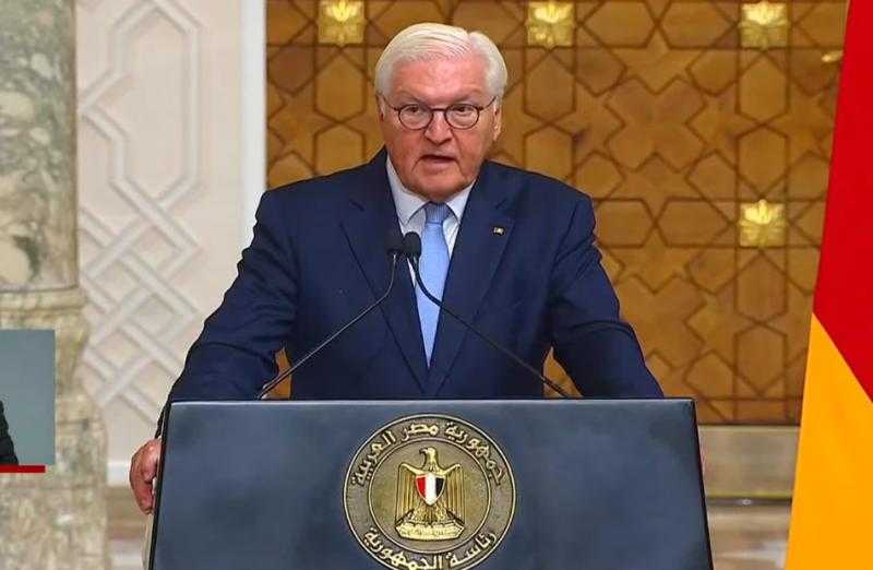 الرئيس الألماني: مصر لديها مجتمع مدني شجاع يريد لنفسه ولوطنه الأفضل