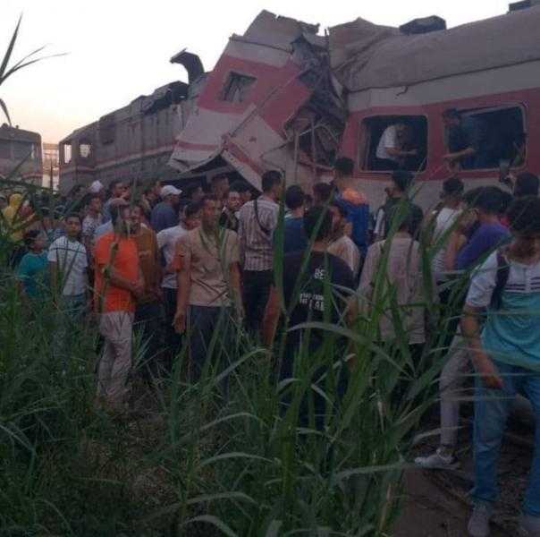 صحة الشرقية: خروج 34 مصابا بحادث تصادم قطاري الزقازيق من المستشفيات