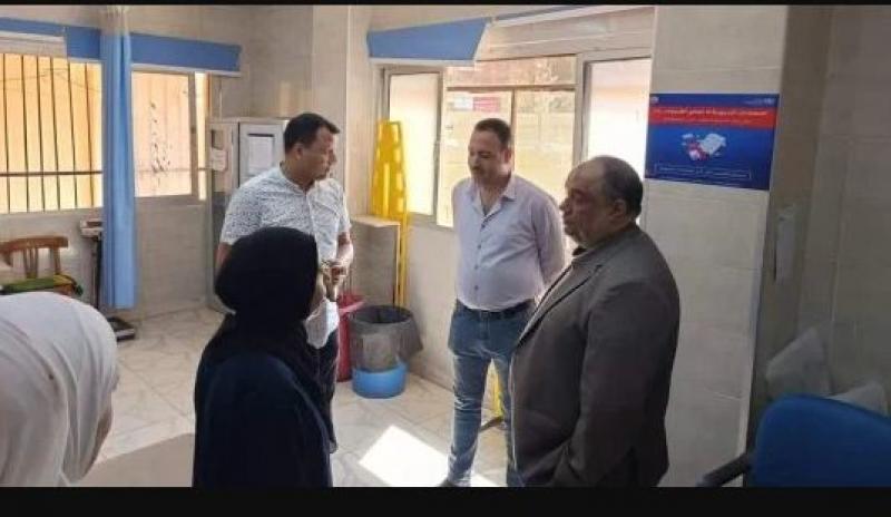 وكيل صحة المنوفية يتفقد مستشفى حميات ورمد منوف لمتابعة سير العمل
