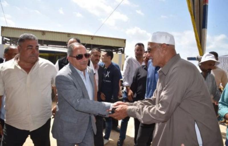 محافظ بورسعيد يوجه ببدء تشغيل محطة رفع ”أولاد علم” بمنطقة شمال سهل الحسينية