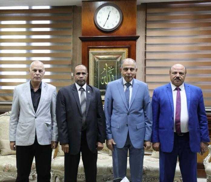 محافظ المنيا يستقبل وفد ”الزراعة” ويجري حركة تنقلات لعدد من قيادات المديرية لتطوير الأداء