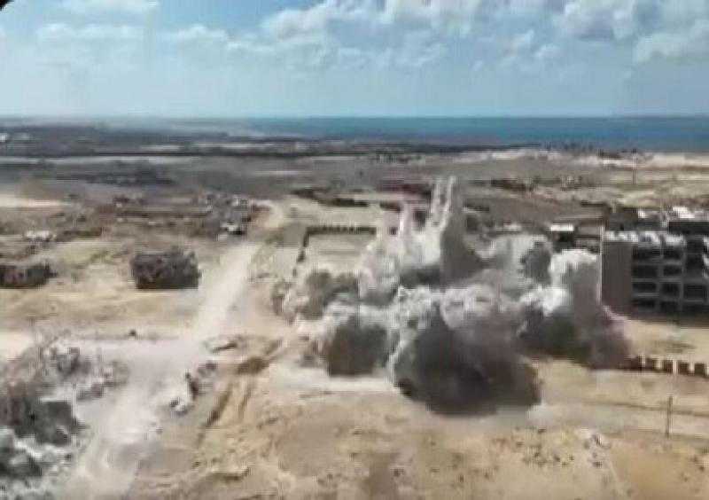 الأوقاف بغزة تستنكر نسف القوات الإسرائيلية مسجد العطار بمدينة رفح