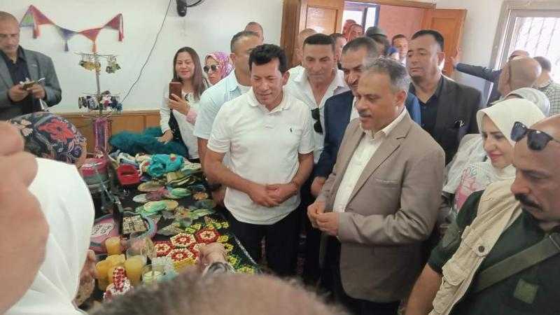 خلال زيارته الشرقية.. وزير الرياضة يشيد بالمشروع القومي للبطل الموهبة