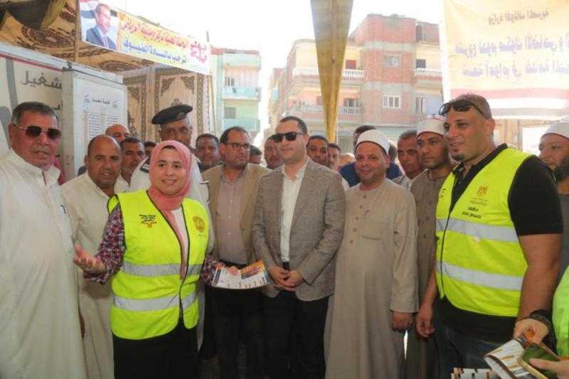 محافظ كفر الشيخ يتابع فعاليات المبادرة الرئاسية بداية جديدة لبناء الإنسان بقرية أم سن بالرياض