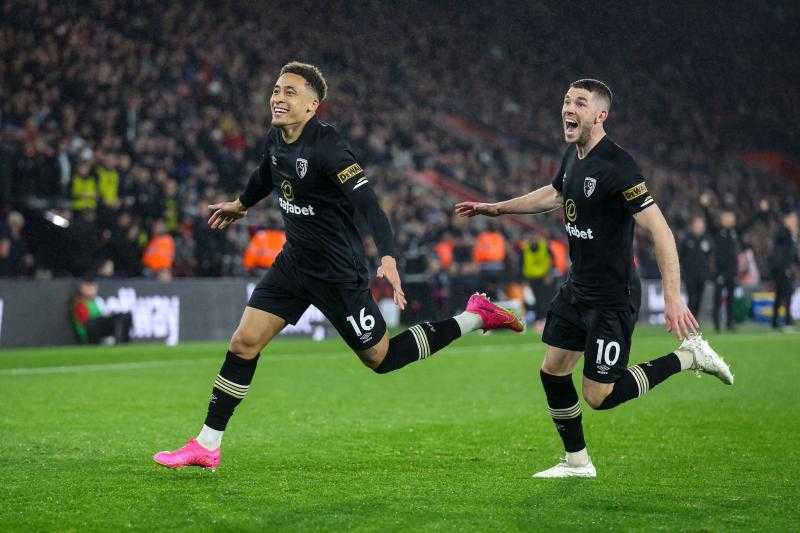 بورنموث يهزم ساوثهامبتون بثلاثية في الدوري الإنجليزي