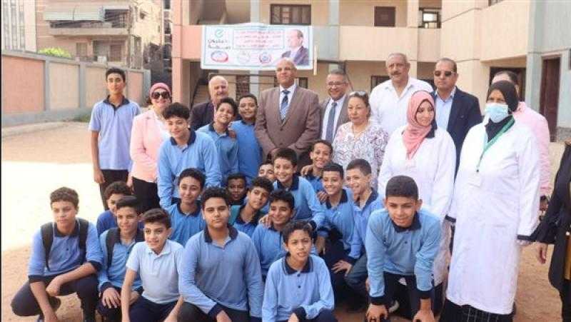 محافظ القليوبية يدشن مبادرة الكشف عن فيروس سي لطلاب الصف الأول الإعدادي