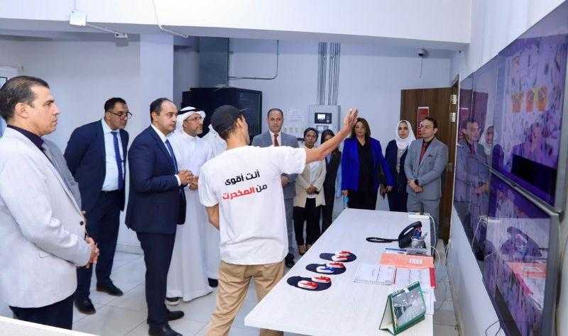 وفد سعودي يزور صندوق مكافحة الإدمان للاطلاع على التجربة المصرية في علاج المرضى