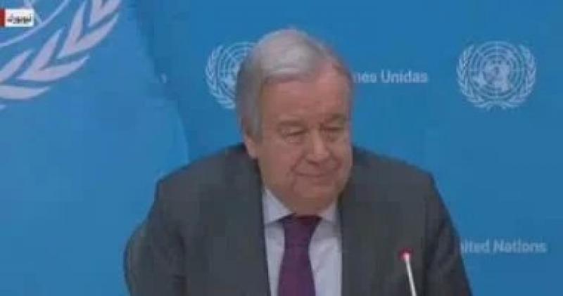 جوتيريش: المدنيون فى لبنان يدفعون ثمنا باهظا للصراع بالشرق الأوسط