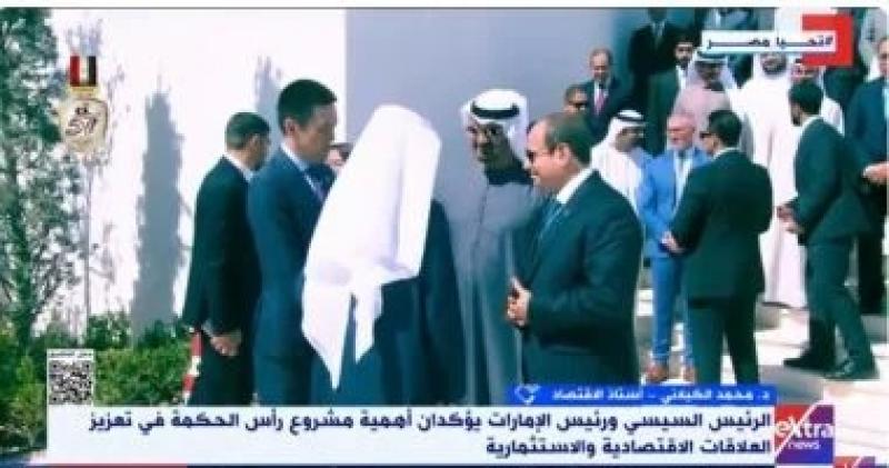 أستاذ اقتصاد: زيارة رئيس الإمارات رسالة للعالم أن مصر لديها جذب كبير في الاستثمارات