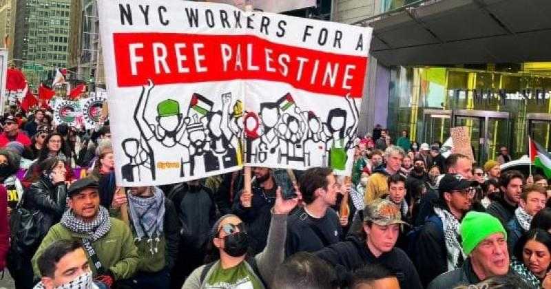 الآلاف يتظاهرون في أوروبا وجنوب إفريقيا دعما لغزة بعد عام على اندلاع الحرب