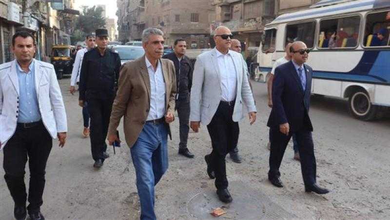 محافظ القليوبية يتفقد مشروعات الرصف ومنظومة النظافة ورفع الاشغالات بشبرا الخيمة