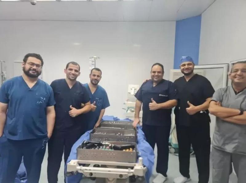 إجراء 5 عمليات تغيير مفصل ركبة بمستشفى بني سويف التخصصي