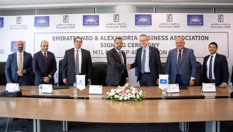 بنك الإمارات دبي الوطني ـ مصر يوقع عقد تمويل بـ400 مليون جنيه مع جمعية رجال أعمال إسكندرية