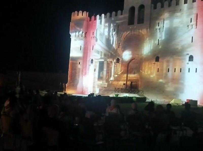 إقبال جماهيري كبير على عروض الصوت والضوء بقلعة قايتباي بالإسكندرية بعد الافتتاح الرسمي