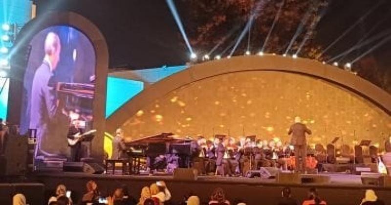 ‎عمرو سليم يمتع جمهور مهرجان الموسيقى العربية بأجمل المقطوعات الموسيقية